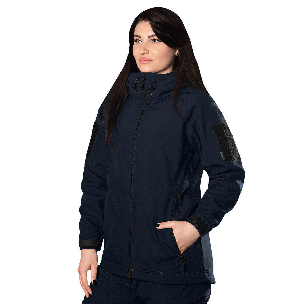 Жіноча куртка Stalker SoftShell Темно-синя (7443), S