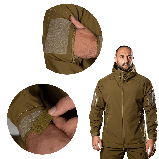 Куртка Stalker SoftShell Койот (7346), XXL, фото 4