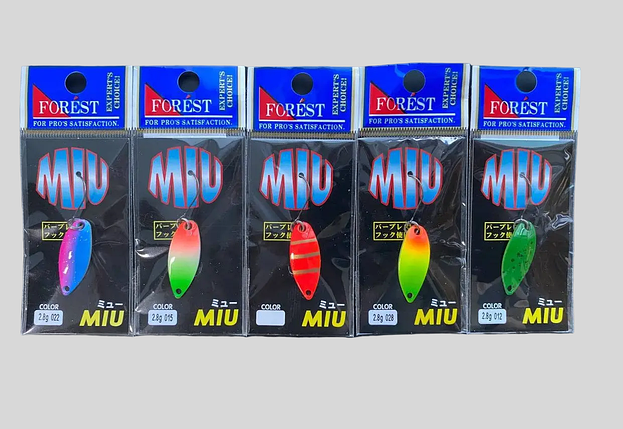 Набір Мікро Блешень коливалок Forest MIU Limited 2.8g 5шт, фото 1