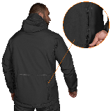 Куртка Stalker SoftShell Чорна (7226), M, фото 2