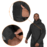 Куртка Stalker SoftShell Чорна (7226), M, фото 3