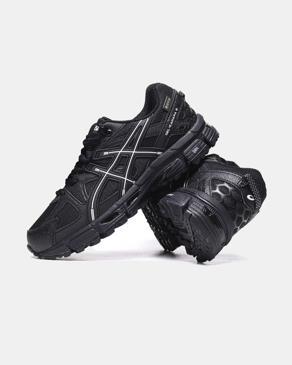 Чоловічі кросівки Asics Gel Kahana 8 Gore-Tex Black Асікс Гель Кахана 8 текстиль Гор Текс демісезон
