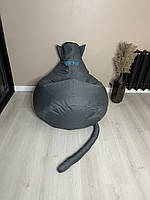 Крісло мішок (Кіт) стандартний дорослий 120*90 см. (Є всі кольори)