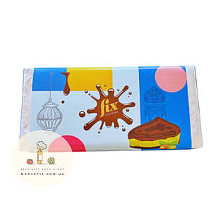 Шоколад дубайський Fix Chocolate з фісташковою начинкою 200 г.