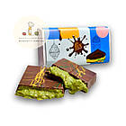 Шоколад дубайський Fix Chocolate з фісташковою начинкою 200 г., фото 5