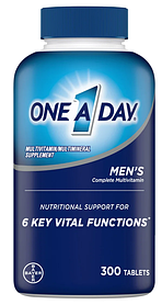 One-A-Day Men's Мультивітаміни для чоловіків 50 років 300 таблеток