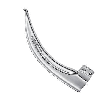 Клинок ларингоскопа Mc Intosh №4, звичайний, J-13-038