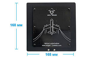 Антена 5.5GHz Maple патч 21dB RP-SMA, фото 4