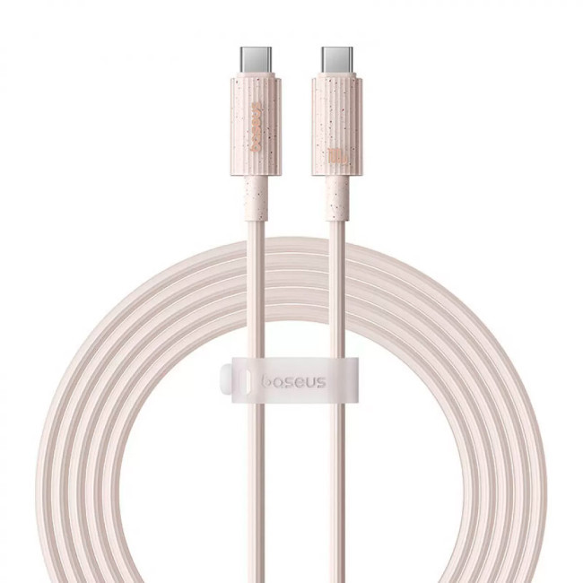 Кабель Baseus Habitat Series Fast Charging Cable Type-C to Type-C 100W 2m P10360202421-01 Pink