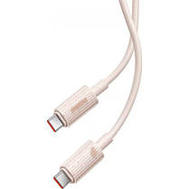 Кабель Baseus Habitat Series Fast Charging Cable Type-C to Type-C 100W 2m P10360202421-01 Pink, фото 3