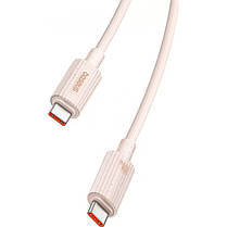 Кабель Baseus Habitat Series Fast Charging Cable Type-C to Type-C 100W 2m P10360202421-01 Pink, фото 4