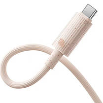 Кабель Baseus Habitat Series Fast Charging Cable Type-C to Type-C 100W 2m P10360202421-01 Pink, фото 5