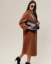 Сумка маленька крос-боді Polina&Eiterou 9252 чорна шкіра, фото 5