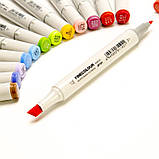 Маркери для скетчінга FINECOLOUR 48 кольорів, фото 8