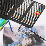 Набір для малюнку та ескізів YOVER на 72 предмети в нейлоновому пеналі, фото 9