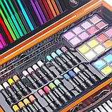 Набір для юного художника KALOUR в дерев`яній валізі на 142 предмети, фото 6