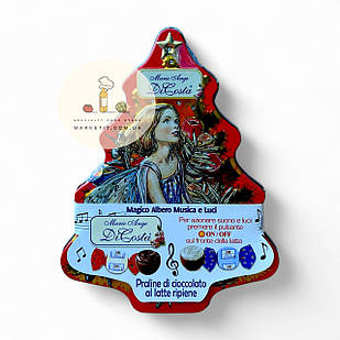 Музична скринька з підсвіткою Marie Ange Di Costa, з шоколадними цукерками 200 г.