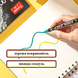 Набір двосторонніх акрилових маркерів Yover 36 кольорів, фото 9