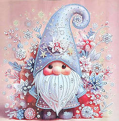 АВ-044. Алмазна мозаїка часткова блискучими стразами Гном