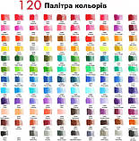 Набір кольорових олівців Kalour 120 з м`яким грифелем, фото 5
