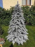 Лита ялинка Елітна Засніжена 1.80 м // Ялинка з снігом пластикова, фото 4
