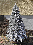 Лита ялинка Елітна Засніжена 1.80 м // Ялинка з снігом пластикова, фото 9