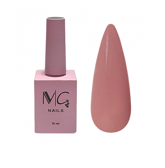 Основа камуфляжна для гель-лаку MG Nail Сover Basecoat №07 Темно-бежевий 15 мл