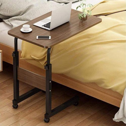 Стіл для ноутбука на коліщатках з регулюванням висоти Laptop Table 40 х 60 х 83 см (M50263-BR)