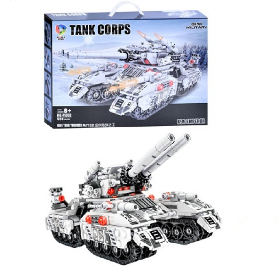 Конструктор 8в1 Бойовий Танк K99 Emperor 950 деталей