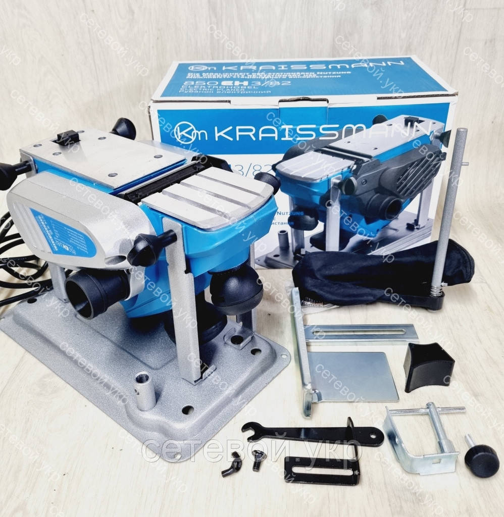 Електрорубанок KRAISSMANN 850 EH 3/82