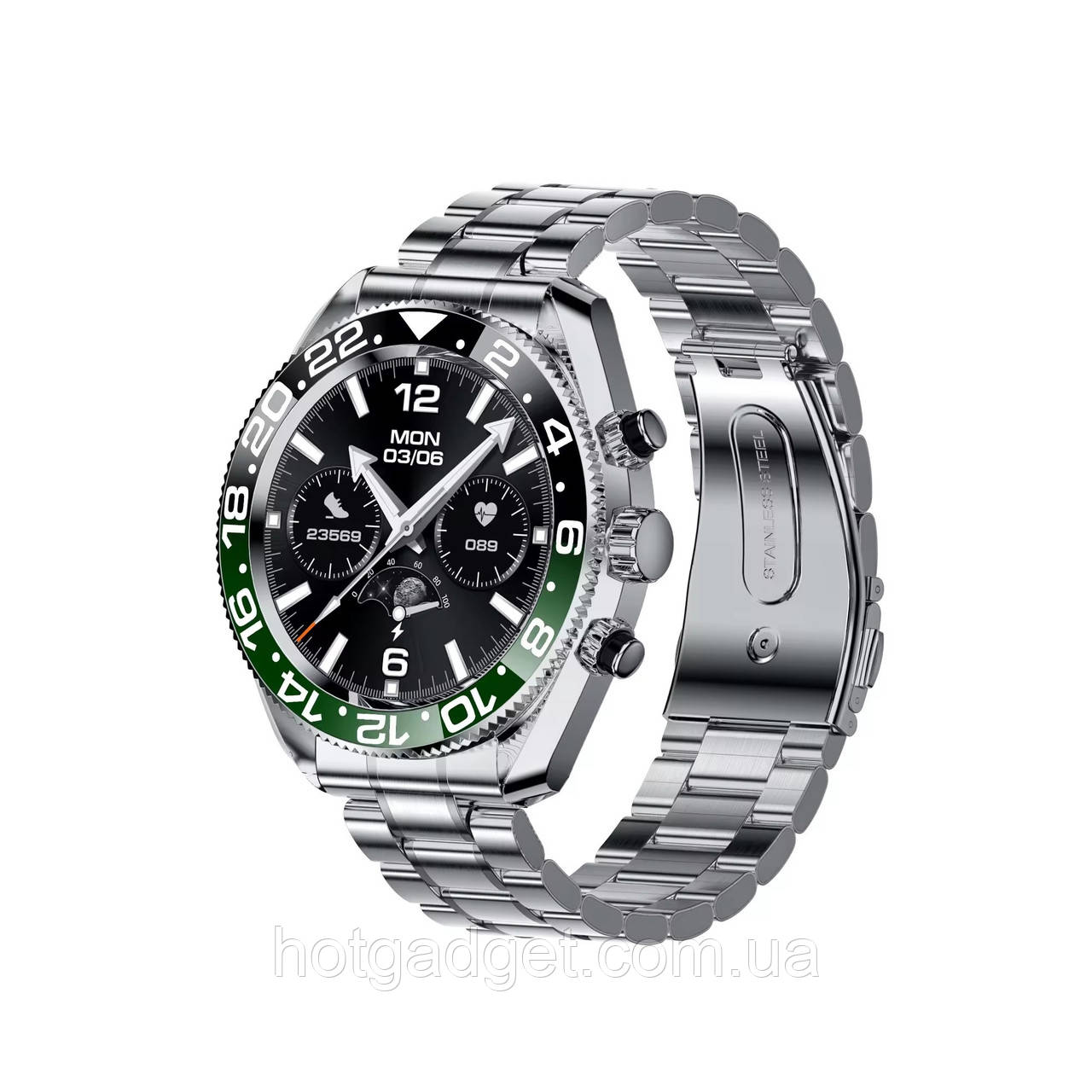 Смарт-годинник Lemfo AW35 (розмова по годиннику, тонометр, пульсоксиметр) Silver