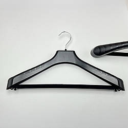 Плічка для одягу W-PLp42F з флокованой перекладиною, довжина 420 мм