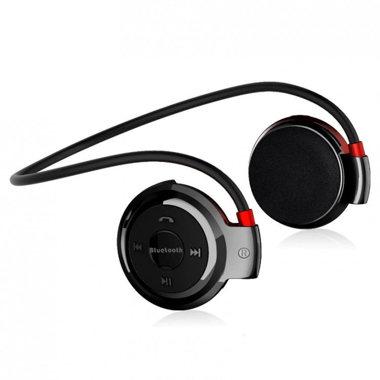 Бездротові спортивні нашийні навушники Bluetooth Air Music Mini 503 Чорні
