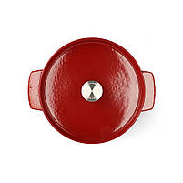 Каструля KitchenAid чавунна з кришкою 5,2 л Червона (CC006060-001), фото 2