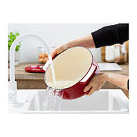 Каструля KitchenAid чавунна з кришкою 5,2 л Червона (CC006060-001), фото 7