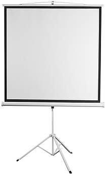 Екран на тринозі 2E 1:1, 135", 2.4x2.4 м, MW