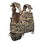Плитоноска ShieldPro Multicam зі швидким скиданням. MOLLE 4 підсумків., фото 8