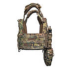 Плитоноска ShieldPro Multicam зі швидким скиданням. MOLLE 4 підсумків., фото 9