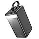 Павербанк Power Bank HOCO J123D 90000 mAh 22.5W Швидка зарядка Зовнішній акумулятор з ліхтариком, чорний, фото 3