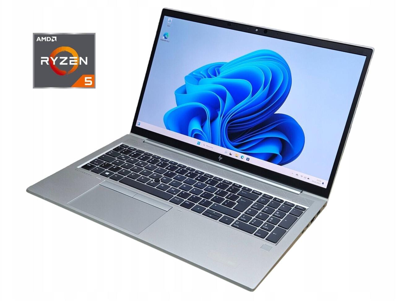 Ультрабук HP EliteBook 855 G7/ 15.6" (1920x1080)/ Ryzen 5 Pro 4650U/ 8 GB RAM/ 256 GB SSD/ Radeon RX Vega 6