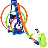 Hot Wheels HMX37 Triple Loop Kit Автотрек Хот Вілс Потрійна петля, фото 3
