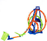 Hot Wheels HMX37 Triple Loop Kit Автотрек Хот Вілс Потрійна петля, фото 4