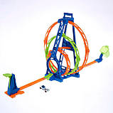 Hot Wheels HMX37 Triple Loop Kit Автотрек Хот Вілс Потрійна петля, фото 5