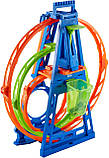 Hot Wheels HMX37 Triple Loop Kit Автотрек Хот Вілс Потрійна петля, фото 7