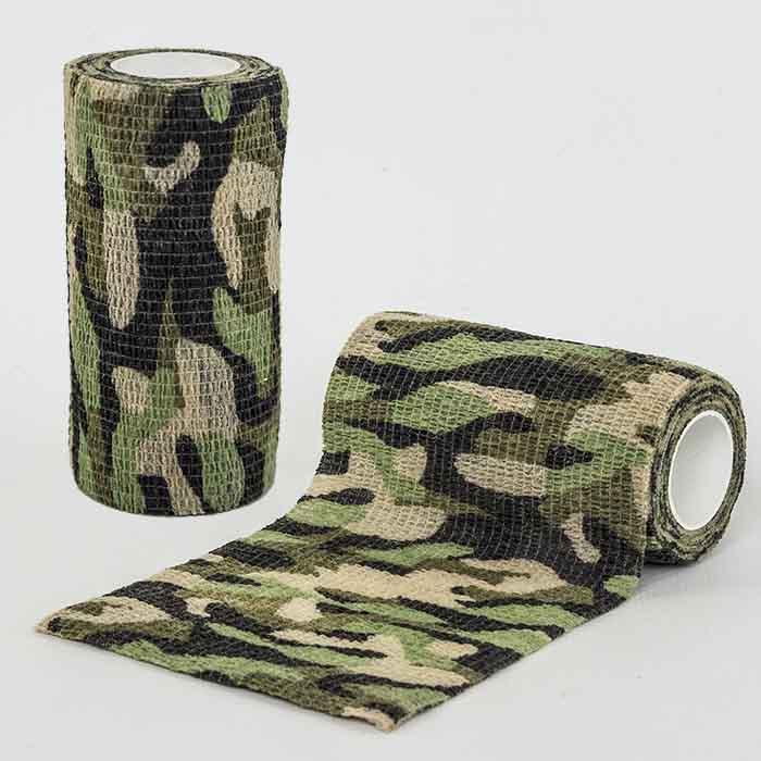 Камуфляжна стрічка (No 15) 10 см х 4.5 м болотна, фото 1
