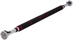 Турнік розсувний 7SPORTS Power+ (66-100см.) DR-2 Steel/Black