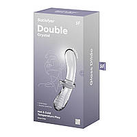 Скляний двосторонній фалоімітатор Satisfyer Double Crystal Transparent