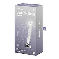 Анальна пробка скляна Satisfyer Sparkling Crystal
