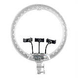 Лампа Кільцева RGB LED | 45 cm 18" | 416 Lights | 72 RGB | Remote | 3 Holders | RD-45, фото 5