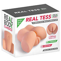 Реалістичний мастурбатор напівторс із вібрацією Real Body Real Tess